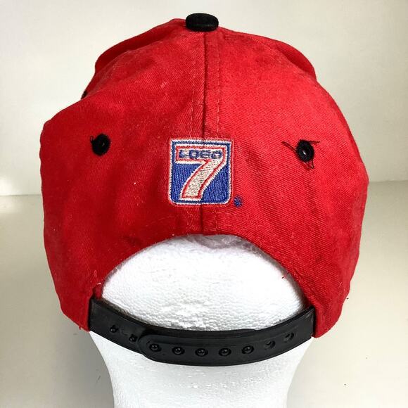 Vtg 80s/90s San Francisco 49ers NFL Football Snapback Hat Cap Logo 7 Red Gold - Picture 6 of 12